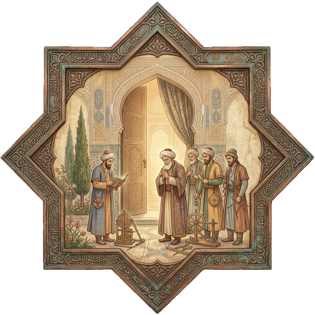 SIDRA, bilgi, akıl, teknoloji, temsil ve müdahale hudududur. anlatım görseli