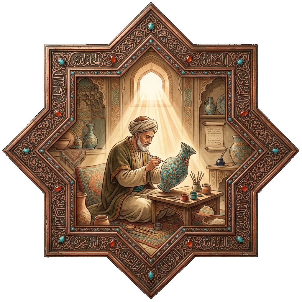 REPRESENTATION is the action expressed; İHSAN is the quality and consciousness of that action.