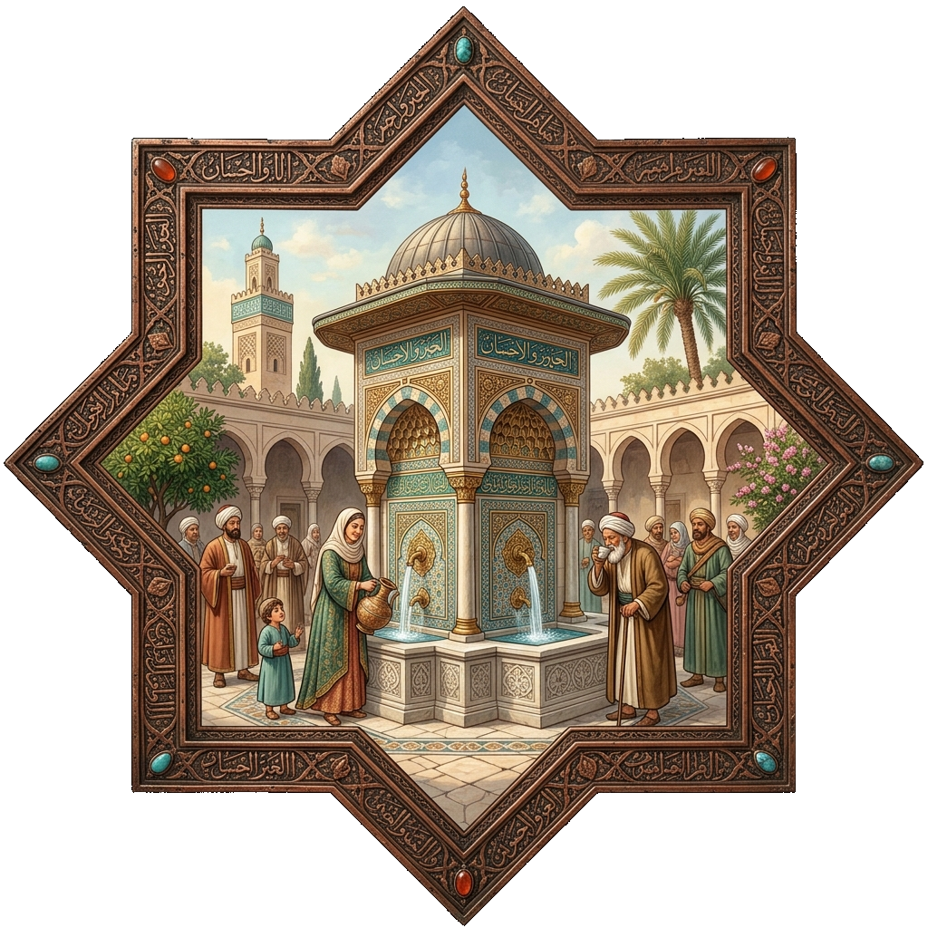 WAQF leads to NO; İHSAN makes that benefit beautiful. anlatım görseli